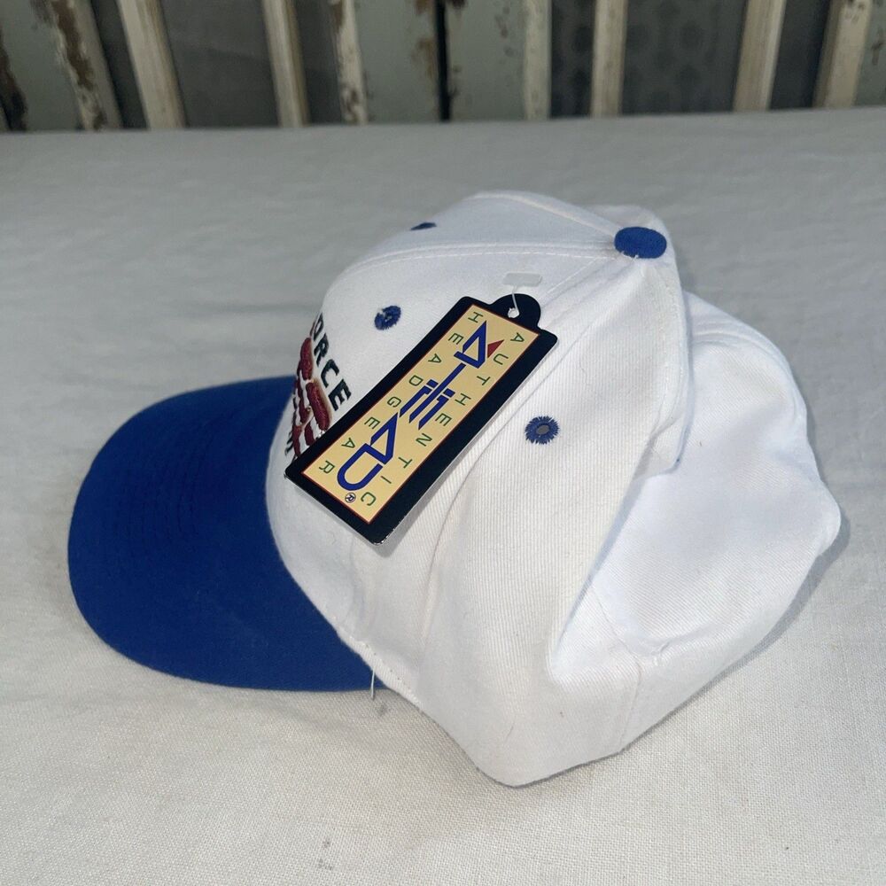 VTG Ahead Air Force Academy 2000 Soft Strapback Hat Cap Golf USA Flag NWT - Picture 2 of 8